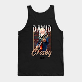 David Crosby vintage graphic design artwork Tank Top